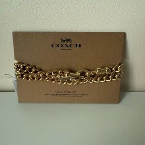 Coach Gold Purse Chain